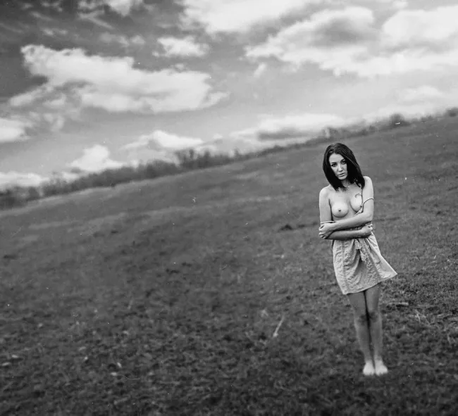 Черно-белый портрет, 