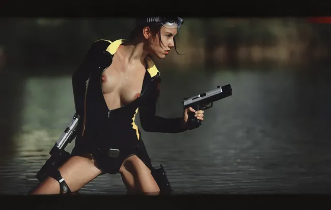 TOMB RAIDER, оружие