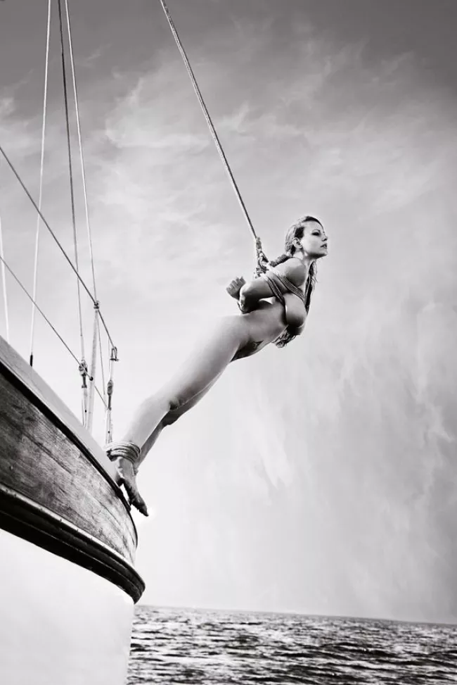 Ню #ЧерноБелое #сабмиссив #природа #бондаж, природа, Сабмиссив, ЧерноБелое