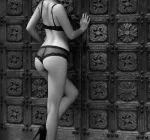 Ню #белье#брюнетки#горячее#ЧерноБелое, белье, Брюнетки