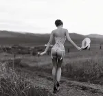 Ню #ЧерноБелое #попы #природа, попы, природа, ЧерноБелое