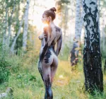 Photographer Сергей Саврасов. Bodypainter-lana_Сhromium., Erotique